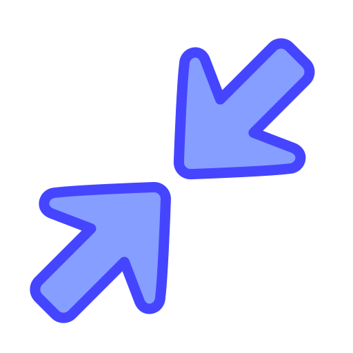 minimieren Generic Blue icon