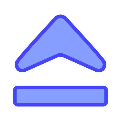 hochladen Generic Blue icon