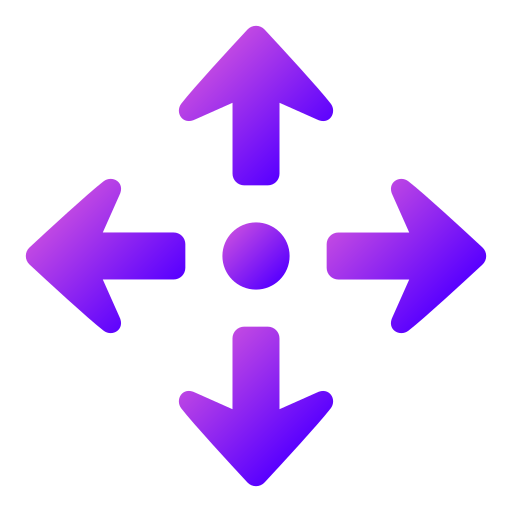 mover selección Generic Flat Gradient icono