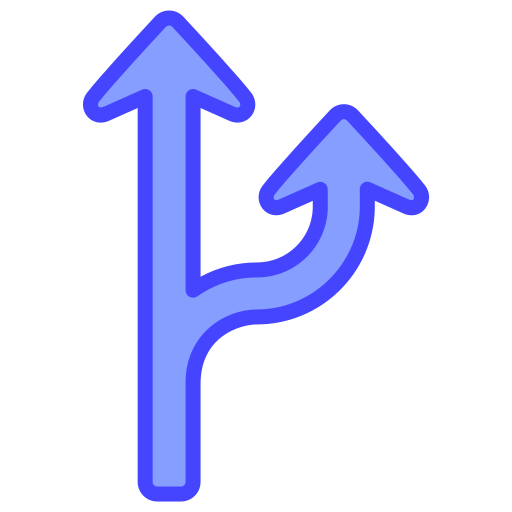 splitsen Generic Blue icoon