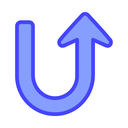 drehen Generic Blue icon