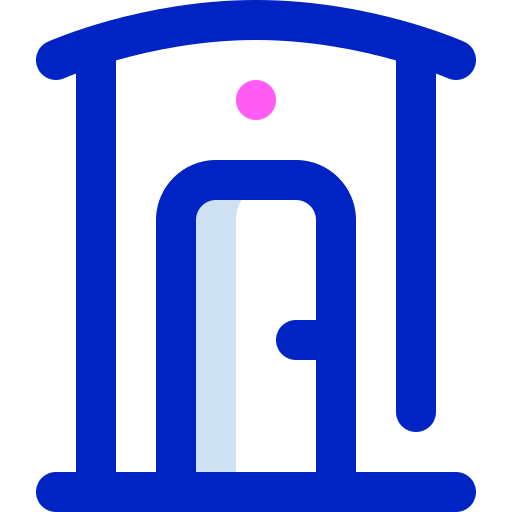 Public toilet Super Basic Orbit Color icon