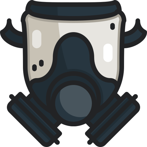 máscara de gas Justicon Lineal Color icono