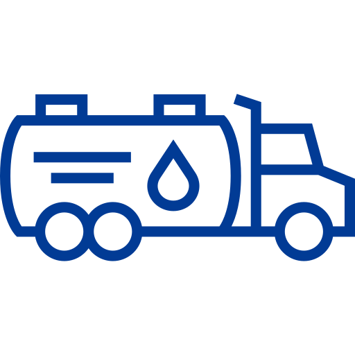 Fuel truck Detailed bright Lineal icon