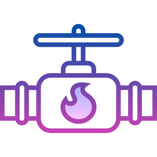 Pipe Detailed bright Gradient icon