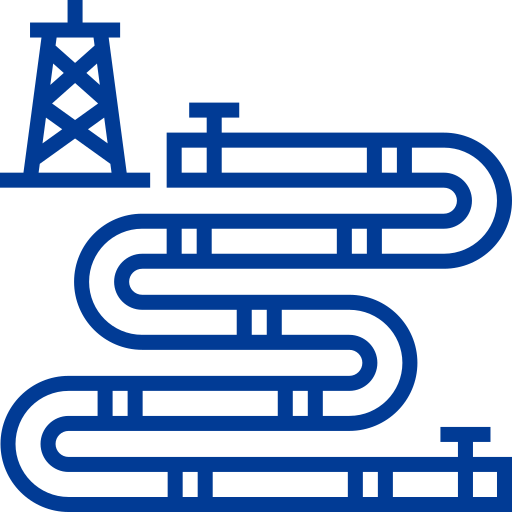 pipeline Detailed bright Lineal Ícone