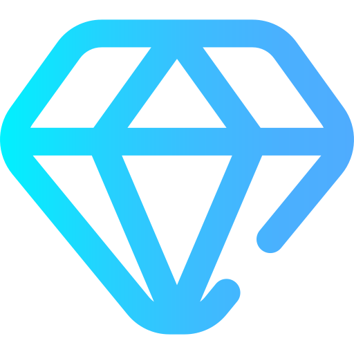 diamante Super Basic Omission Gradient icono