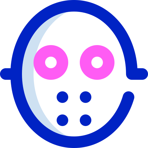 Hockey mask Super Basic Orbit Color icon