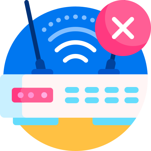 wifi-signaal Detailed Flat Circular Flat icoon