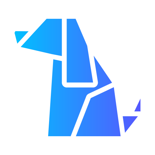 cane Generic Flat Gradient icona