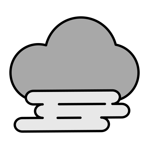 Fog Generic Outline Color icon