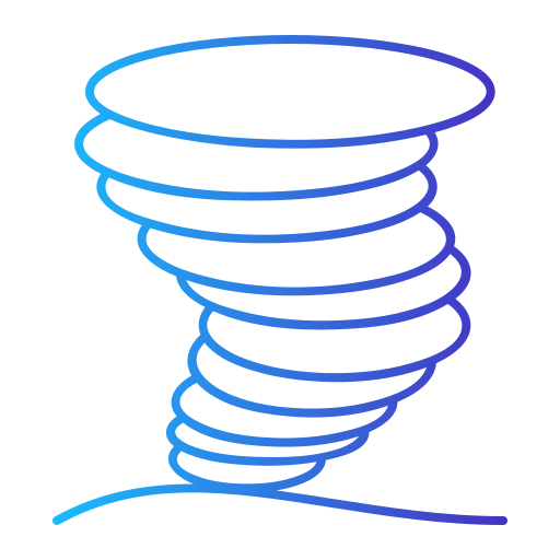 tempesta di sabbia Generic Gradient icona