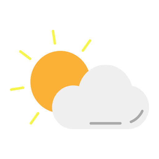 Sun cloud Generic Flat icon