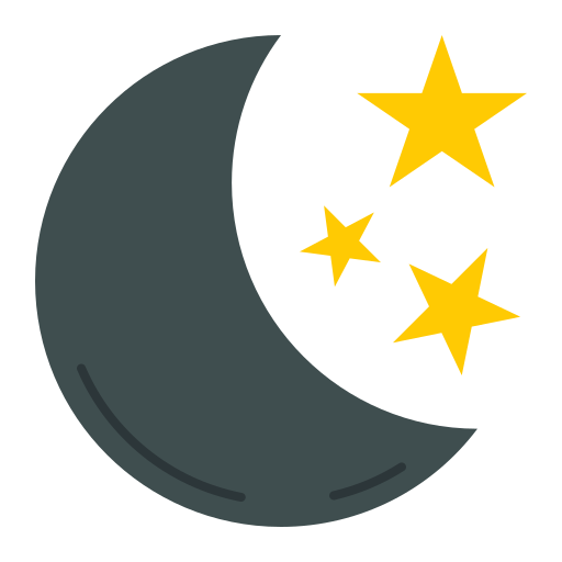 noche Generic Flat icono