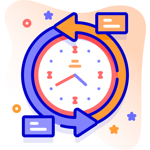 Time management Special Ungravity Lineal color icon