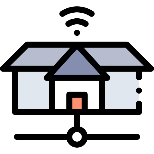 Smart home Detailed Rounded Lineal color icon