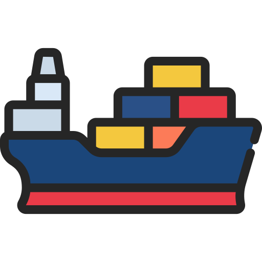 Cargo ship Juicy Fish Soft-fill icon