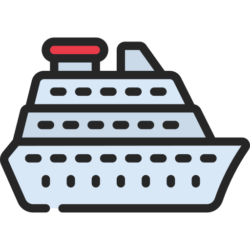 Cruise ship Juicy Fish Soft-fill icon