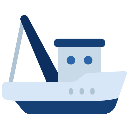 barco de pesca Juicy Fish Flat icono