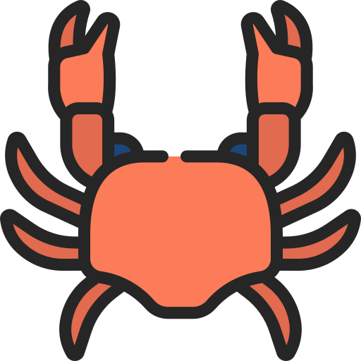 Crab Juicy Fish Soft-fill icon