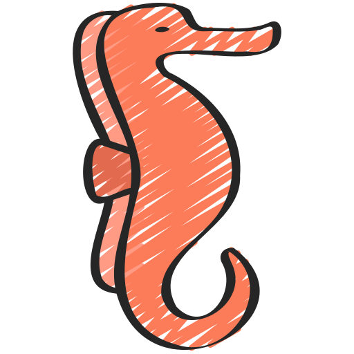 Seahorse Juicy Fish Sketchy icon