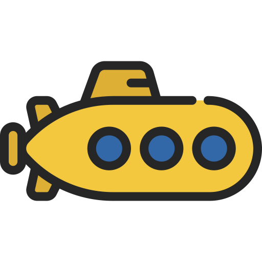 Łódź podwodna Juicy Fish Soft-fill ikona