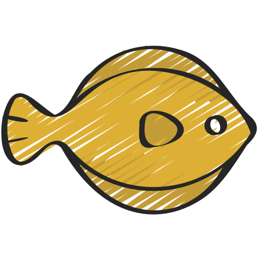 ヒラメ Juicy Fish Sketchy icon