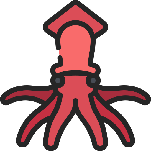 calamar Juicy Fish Soft-fill icono