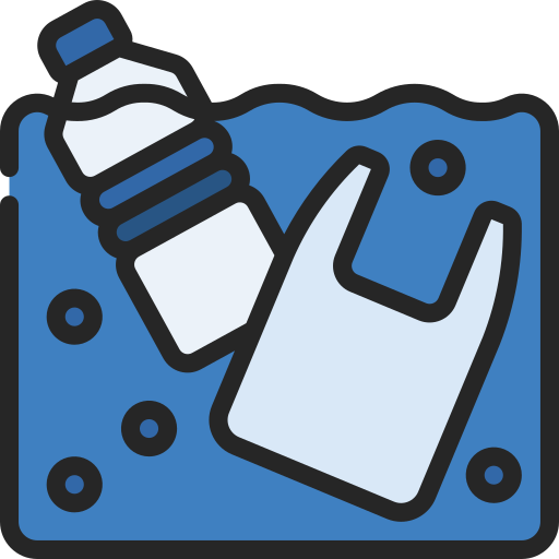Water pollution Juicy Fish Soft-fill icon