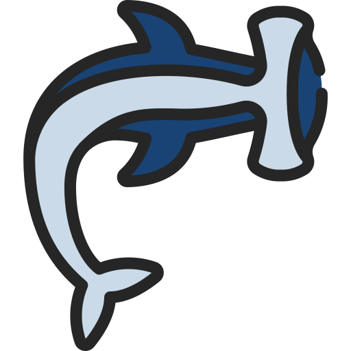 tiburón martillo Juicy Fish Soft-fill icono