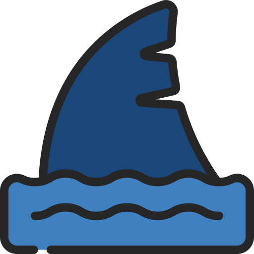tiburón Juicy Fish Soft-fill icono