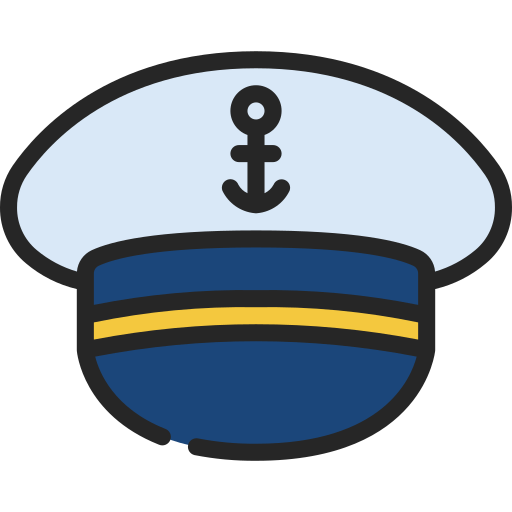 Captain cap Juicy Fish Soft-fill icon