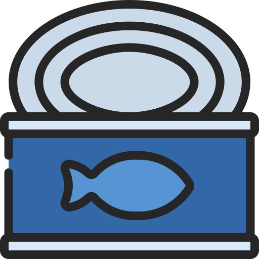 Tuna can Juicy Fish Soft-fill icon