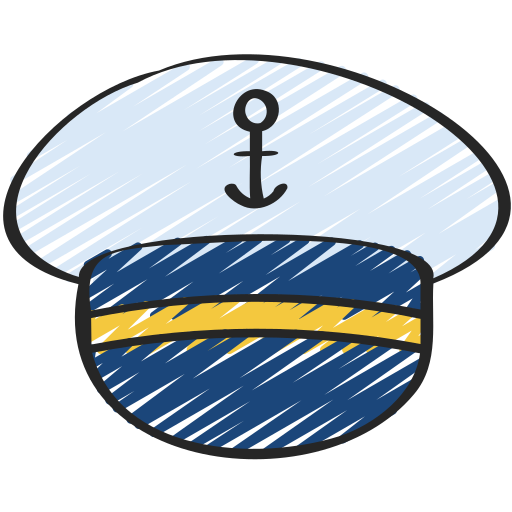 Captain cap Juicy Fish Sketchy icon