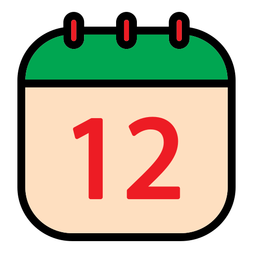 Дата календаря Generic Outline Color иконка