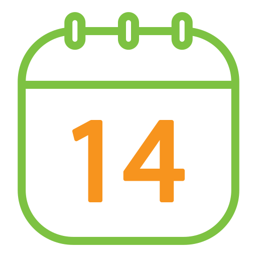 Calendar date Generic Outline Color icon