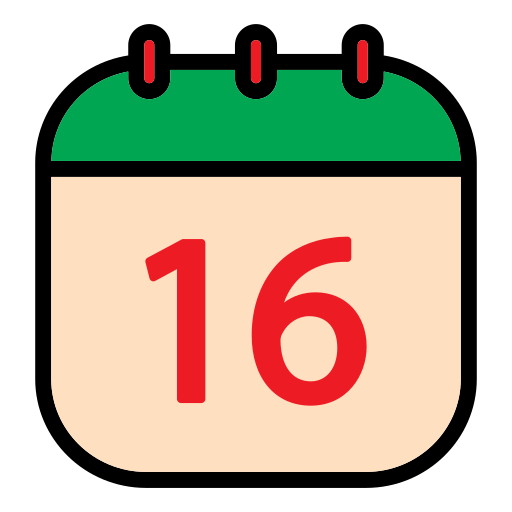 fecha del calendario Generic Outline Color icono