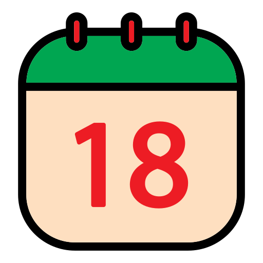 Calendar date Generic Outline Color icon