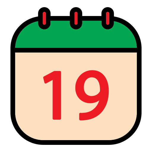 fecha del calendario Generic Outline Color icono