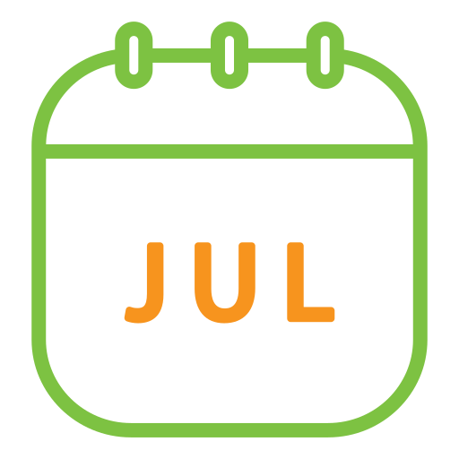 July Generic Outline Color icon