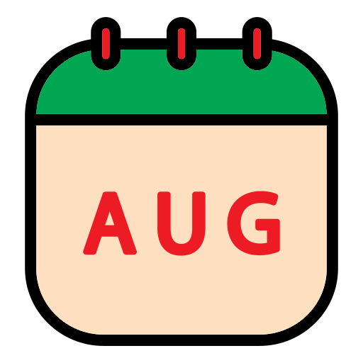 August Generic Outline Color icon
