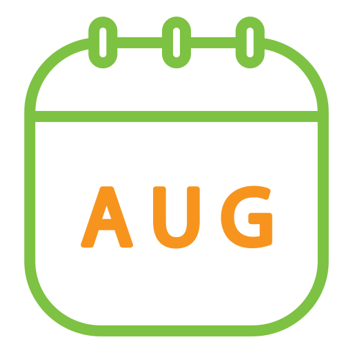August Generic Outline Color icon