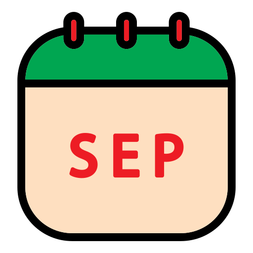 september Generic Outline Color icon