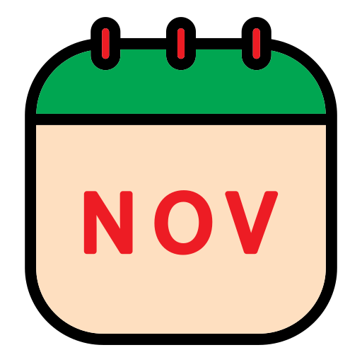 listopad Generic Outline Color ikona