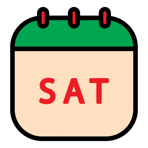 Saturday Generic Outline Color icon