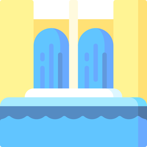 Hydroelectricity Special Flat icon