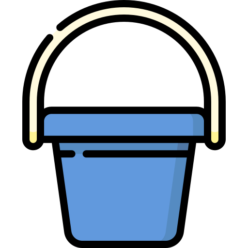 Water bucket Special Lineal color icon
