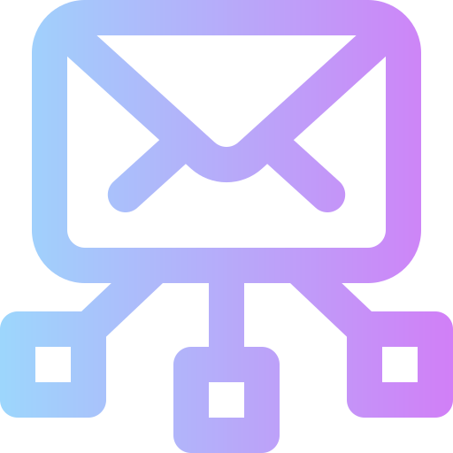 郵便 Super Basic Rounded Gradient icon