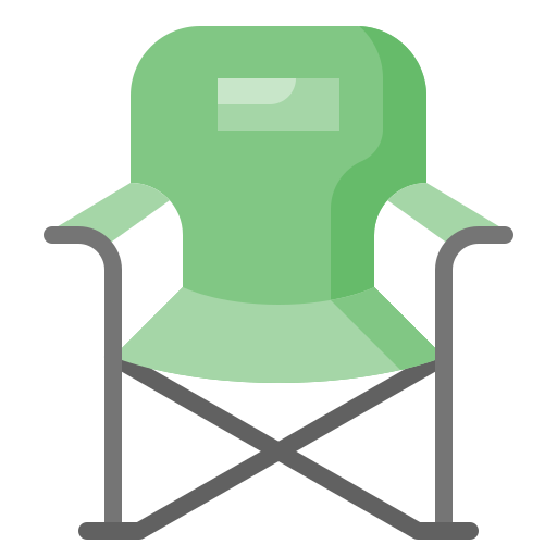 silla de camping Generic Flat icono