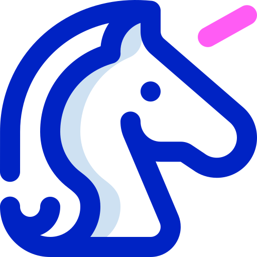 unicornio Super Basic Orbit Color icono